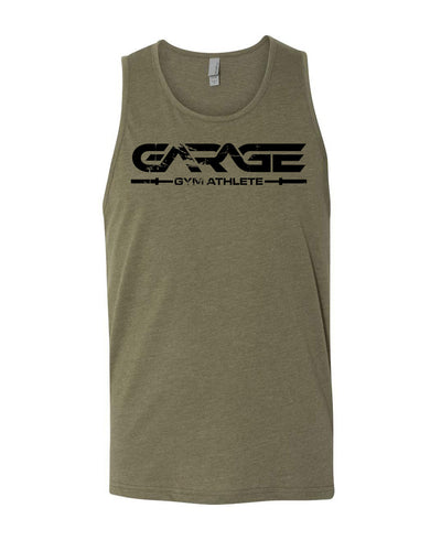Garage Gym Athlete Tank Top - Olive Drab