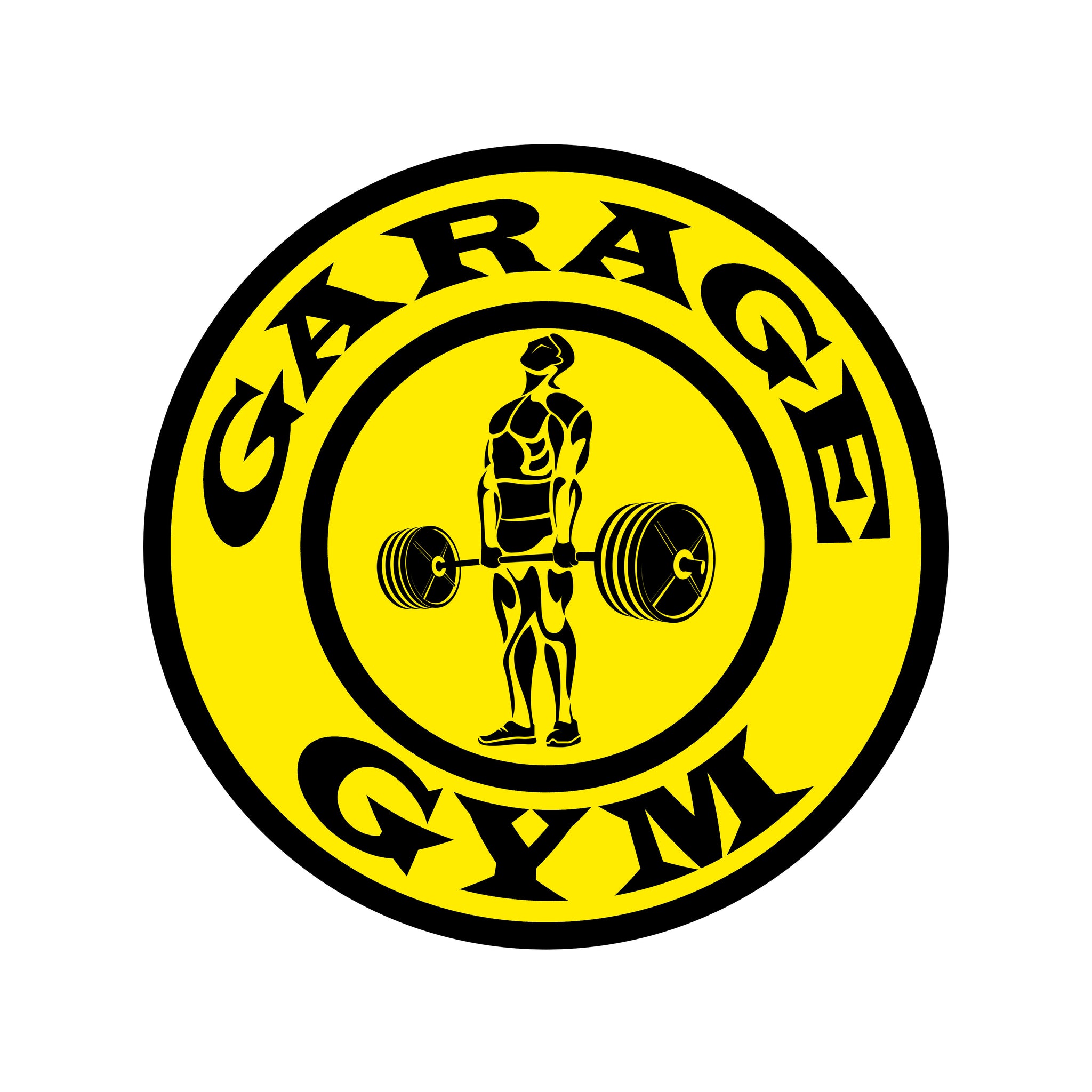 Garage Gyms Gold Vinyl Sticker – Garage Gyms LLC